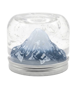 Lot de slime en gros, jouets sensoriels, slime <span class=keywords><strong>montagne</strong></span> enneigée d'hiver pour sacs cadeaux, avec slime transparent et paillettes - Product Image 1