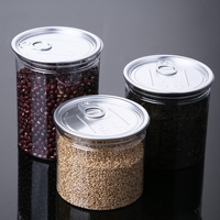Nouvelle conception, contenants à dessert transparents en PET de 275 ml et 380 ml, boîtes à gâteau en plastique avec couvercles, pots à glace avec couvercles