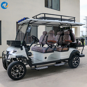 Voiture de golf électrique à batterie fabriquée en Chine, homologuée CE, 14 places, en aluminium, pour le tourisme et les navettes - Product Image 4