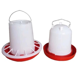 Poultry farm equipment plastic broiler feeder pan bucket automatic chicken feeder
