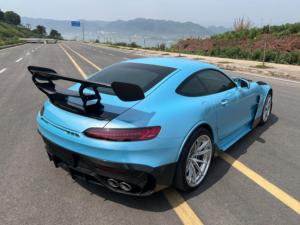 Kit carrosserie pour <span class=keywords><strong>Mercedes</strong></span> Benz <span class=keywords><strong>GT</strong></span>/GTS C190 2015-2023, mise à niveau vers le style AMG GTR <span class=keywords><strong>Black</strong></span> <span class=keywords><strong>Series</strong></span>, kit carrosserie de haute qualité en fibre de carbone, pare-chocs - Product Image 3