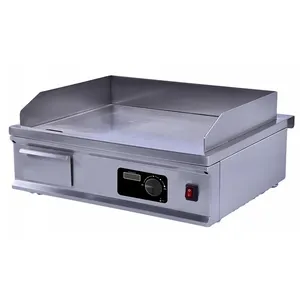 6000W Stainless Steel 24 Inch Induksi Griddle