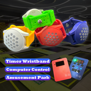 Bracelet LED de Rappel de Temps <span class=keywords><strong>Programmable</strong></span>, Montre Minuteur Compte à Rebours Adaptée aux Enfants pour Parc de Trampoline Extérieur - Product Image 2