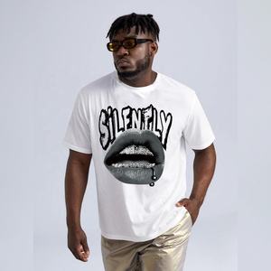 เสื้อยืดคอกลมผู้ชายสไตล์วินเทจผ้า100% โพลีเอสเตอร์พิมพ์ลายดิจิตอลแขนสั้นทรงหลวมดีไซน์ฟิตเนส - Product Image 1