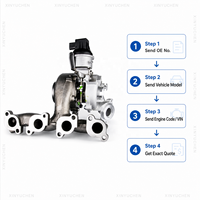 Turbocompresseur 03L253016TX 03L253014A 03G253019A pour Audi VVV Golf Jetta Crafter RS6 2.0 TDI Diesel