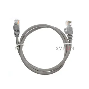 Sıcak satış Cat6 kablo kablolama kategori 6 UTP Internet yama kablosu gri renk 2 metre kapalı iletişim ağ kablosu