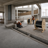Câble d'alimentation en cuivre à 4 conducteurs basse tension pour la construction de grands centres de bain, norme GB privilégiée, directement de l'usine 4*120