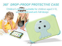 Tablette Android 8 pouces avec écran tactile, tablette éducative pour enfants, tablette Android pour enfants