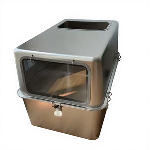 SuperLuck Bac à litière pour chat en acier inoxydable 304 amélioré et épaissi - Résistant aux éclaboussures et anti-odeurs - Indispensable pour les animaux de compagnie - Product Image 4