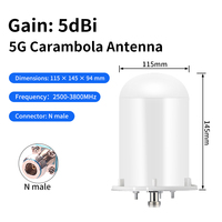Antenne omnidirectionnelle verticale extérieure à gain élevé 5dBi, connecteur N, 2500-3800MHz, routeur WiFi 5G LTE, amélioration du signal CPE