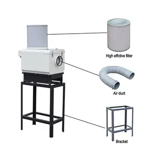 Rimozione dei fumi ad alta efficienza rimozione del fumo filtro elettrostatico del fumo della polvere del collettore di nebbia d'olio elettrostatico