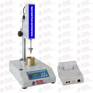 Lab Soil Liquid Limit Test Equipment Digital Display Cone Penetrometer Plastic Liquid Limit Penetration Test Machine