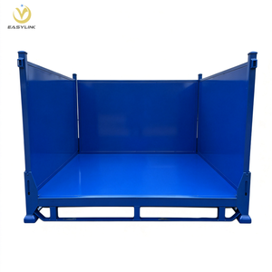 מתקן אחסון משטחים כבד מתכת של ייליאן-אוטו אינדסטרי, בעל קיבולת של 1000 ק\"ג, פלדת <span class=keywords><strong>Q235</strong></span> גלית, מתקפל וניתן לערום. - Product Image 3