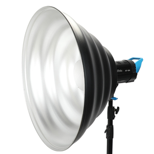 Plato Reflector de ondas de belleza, plato de belleza de 71 CM, Bowens, montaje de plata interior con rejilla de panal de abeja para estudio, plato de belleza ondulado - Product Image 1