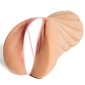 Masturbation Lifelike Sexy Sleeve Pocket Pussy Double Channel Spiral True Vagina Airplane Cup Sex Toys For Men Juguetes Sexuales