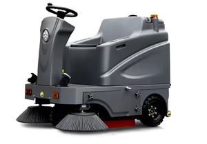 新型骑乘式电动扫地机，带自走式48V电池，适用于工厂道路、农场和街道使用 - Product Image 5