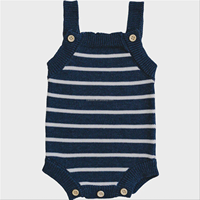 Combinaison d'été sans manches pour nouveau-né, motif tricoté personnalisé, jambes à volants, livraison rapide, tenue douce pour bébé, magnifique body à nouer aux épaules