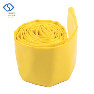 <span class=keywords><strong>Tuyau</strong></span> d'irrigation agricole haute pression en <span class=keywords><strong>PVC</strong></span> plat avec protection anti-UV, diamètre de 1 à 6 pouces pour une évacuation <span class=keywords><strong>flexible</strong></span> de l'eau - Product Image 5