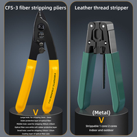 FTTH Fiber Optic Cable Cutting Knife Fiber Optic Tool Set 6C with Power Meter VFL10mw Stripper Fiber Optic Tool Set Tools