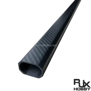 RJXHobby Custom 3K Hexagon Hex carbon fibre pipe octagon carbon fiber tube