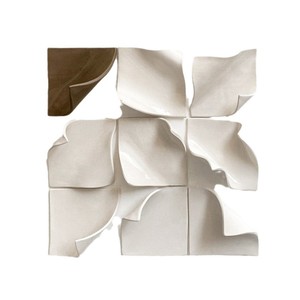 Modern Luxury 3D Acrylic Wall Art Creamy Abstract <b>Square</b> <b>Framed</b> Decor For Living Room Entryway Bedroom - Product Image 5