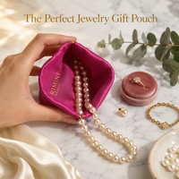 Pochette magnétique en velours doux haut de gamme pour bijoux (bracelets, boucles d'oreilles, bagues) avec logo personnalisé imprimé – Sac anti-poussière en velours pour accessoires