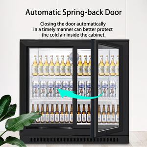 Refrigerador Comercial Bajo Mostrador de 2/3/4 Puertas con Puerta de Vidrio de Cierre Automático - Product Image 3