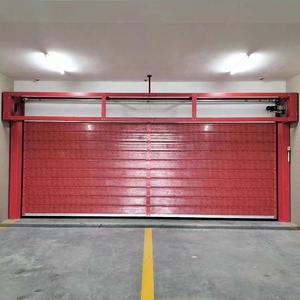 Entrepôt à rouleaux en spirale à grande vitesse Enrouler rapidement la porte de volet roulant en aluminium rapide - Product Image 2