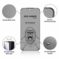 Protection d'écran en verre trempé mat anti-traces de doigts, ultra-fin, dureté 9H, pour iPhone 18 17 Pro Max/17 Air (vente en gros)