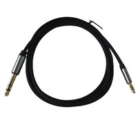 Câble Coaxial Audio de haute qualité 1.5m DC 3.5mm stéréo Aux pour micro haut-parleur vidéo écouteurs ordinateur