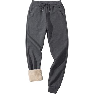 FOXA Men's Sherpa <b>Lined</b> Sweatpants Winter Warm Fleece Track <b>Pants</b> - Product Image 1