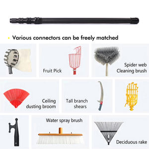 UPSILON 20Ft 4-delige Spin Lock telescopische hengel van carbon fiber met draadkop - Product Image 5