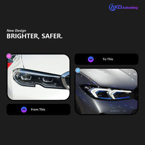 Para BMW 3 Series G28 montaje de faros Gold Angel Eye LED Luz de circulación diurna 8000K Color aplicable para 19-24 Old New Matrix - Product Image 3