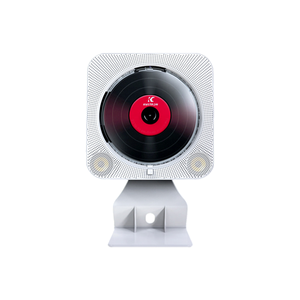 Lecteur CD/DVD mural personnalisé avec écran, télécommande, système de haut-parleurs de bureau avec radio FM, USB, AUX - Product Image 1