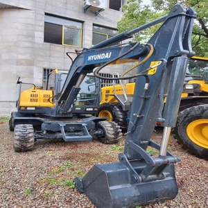 Excavadora de cadenas Hyundai 60 usada de alta calidad, con pocas horas de uso, en oferta en CHINA - Product Image 4