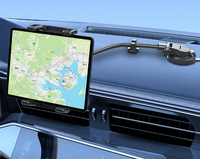 360 degrés rotatif bras Long doux col d'oie voiture tableau de bord support de téléphone voiture tablette pc support pour ipad 5-15 pouces