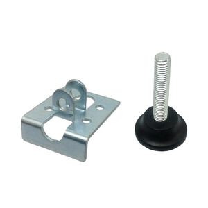 Pieds réglables avec supports d'angle en acier, pieds de meubles robustes, support antidérapant - Product Image 3