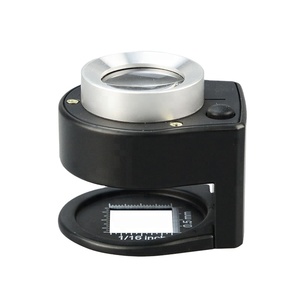 Cầm tay kính lúp LED ánh sáng dệt TES Kính Lúp Đèn <span class=keywords><strong>UV</strong></span> <span class=keywords><strong>magnifiers</strong></span> với quy mô cho in với 30x - Product Image 1