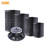 Système de sonorisation professionnel extérieur LAIX KP410 250 Watt, 2 enceintes, 2.0 canaux, woofer 10 pouces, en bois