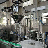 Machine de remplissage et de bouchage de pâte monobloc entièrement automatique pour confiture de fruits liquide visqueux épais huile de chili ketchup mayonnaise au miel