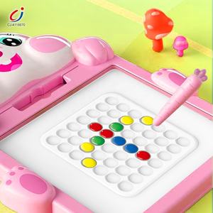 Chengji montessori jouet de voyage éducatif doodle stylo perles magnétique <span class=keywords><strong>magpad</strong></span> dot planche à dessin magnétique pour enfants - Product Image 3