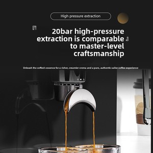 เครื่องชงกาแฟแบบกึ่งอัตโนมัติ รุ่น EM653 ระบบหม้อต้มคู่สามระบบ สำหรับใช้ในครัวเรือนและร้านกาแฟ ชงเอสเพรสโซและชา sữaได้ - Product Image 2