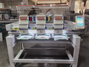 Yeshi 3 đầu 12 kim chất lượng cao công nghiệp tự động đầu đơn dễ dàng hoạt động máy thêu máy tính - Product Image 3