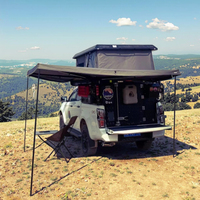 Ute Silverado Truck Canopy Hard Camper Alucab Pickup Tacoma Camper Top avec support pour Ram Quad Cab Classic Tacoma