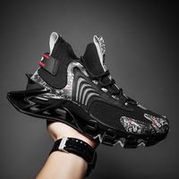 Chaussures de sport de luxe respirantes pour hommes, multi-saisons, avec semelle tissée et design respirant pour un confort accru