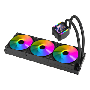 Esgaming thiết kế mới 360mm argb PC chất lỏng mát người hâm mộ Máy tính để bàn chơi game Máy tính <span class=keywords><strong>CPU</strong></span> AIO nước làm mát Kit với IPS Màn hình LCD - Product Image 4