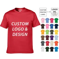 Camiseta de manga corta personalizada para hombre, Camiseta de algodón con estampado personalizado 100%