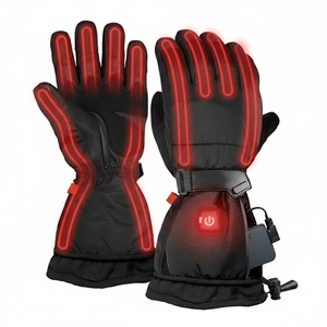 Gants chauffants amovibles en gros, alimentés par USB, gants de moto compatibles avec les écrans tactiles, coupe-vent, gants de vélo pour la pêche et la randonnée - Product Image 1