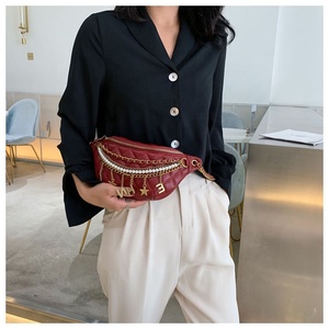 Créateur de mode Taille Réglable Ceinture <span class=keywords><strong>Sac</strong></span> À Main perle chaîne en métal décoration <span class=keywords><strong>sac</strong></span> de poitrine femmes <span class=keywords><strong>noir</strong></span> <span class=keywords><strong>sac</strong></span> <span class=keywords><strong>banane</strong></span> - Product Image 5