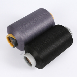 Nuevo Diseño de Tejido Suave ACY 150D 48F con 20D Poliéster Spandex Xinghui Acy, Hilo Cubierto de Aire para Calcetines - Product Image 3